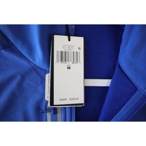 RLX Ralph Lauren Women's Sz M Blue/Pink Terry Sleeveless Full-Zip Vest - Picture 5 of 13